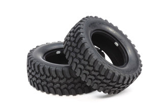 Tamiya - Cc-01 Mud Block tyres X 2 - 54735 TAMIYA SPARES