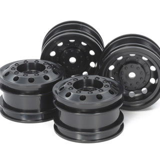 Tamiya - Or Race Truck Whl Fr 2 Each Black - 54741 TAMIYA SPARES