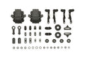 Tamiya - Ta07 Carbon Rein A Parts - 54743 TAMIYA SPARES