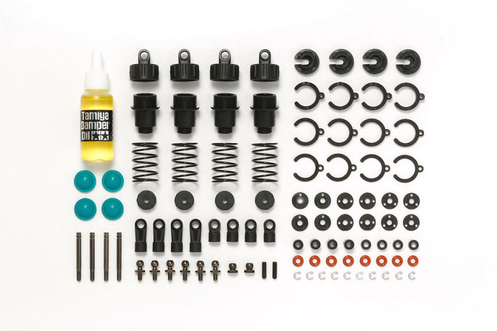 TAMIYA 54753 - TT02 CVA SUPER-MINI SHOCK KIT, OIL & SPRINGS INCLUDED