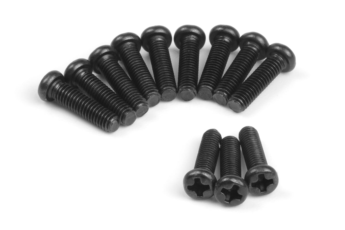 BLACKZON - Pan Head Tapping Screws BBHO2.5*10mm (12pcs) - 548017