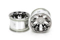 Tamiya - T3-01 Chrome Whl 4 Wss tyre R - 54831 TAMIYA SPARES