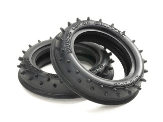 Tamiya - 2Wd Rib Spike F tyres X 2 - 54896 TAMIYA SPARES