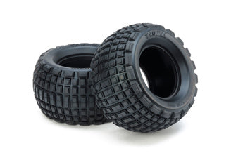 Tamiya - St Block Rear  Bubble Tyre Soft X 3 - 54954 TAMIYA SPARES