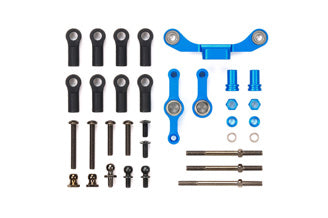Tamiya - TT-02 Aluminium Steering Set - 54965 TAMIYA SPARES