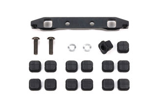 Tamiya - TT-02S Steel Adjustable Suspension Mount Rear - 54967 TAMIYA SPARES