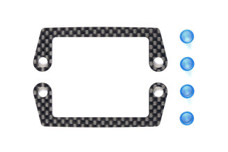 Tamiya - Tc-01 Carbon Batter Holders - 54986 TAMIYA SPARES