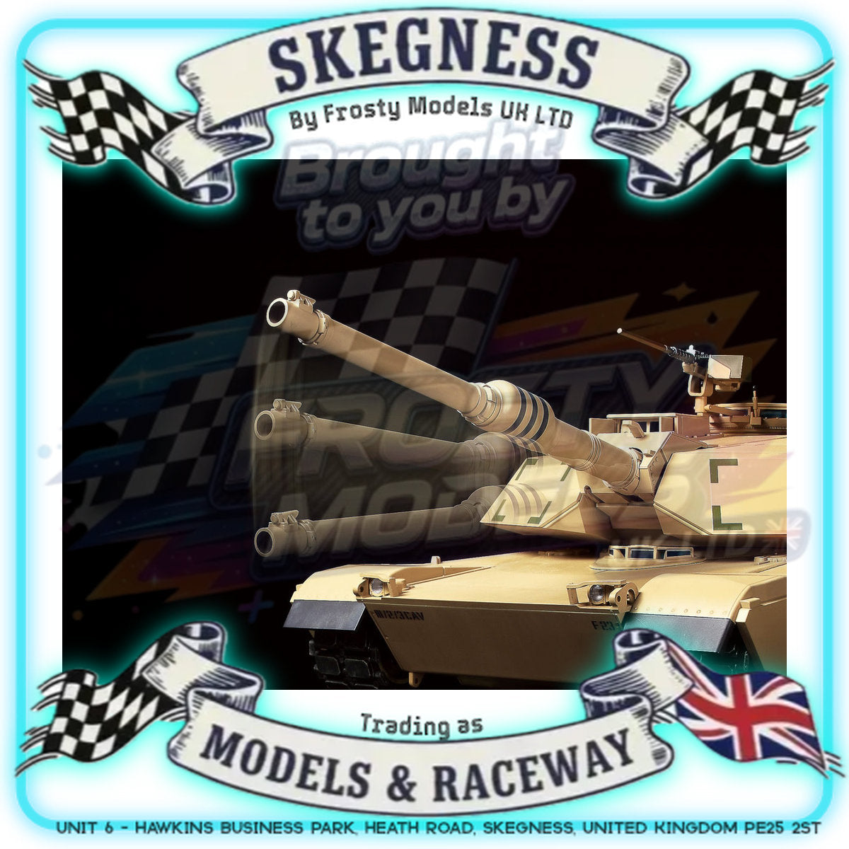 Tamiya - R/C M1A2 Abrams Tank with Full Option Kit - 56041 TAMIYA TANKS
