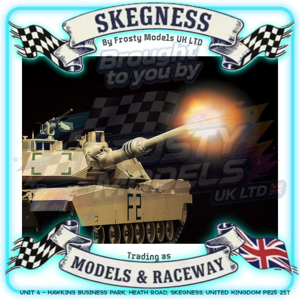 Tamiya - R/C M1A2 Abrams Tank with Full Option Kit - 56041 TAMIYA TANKS
