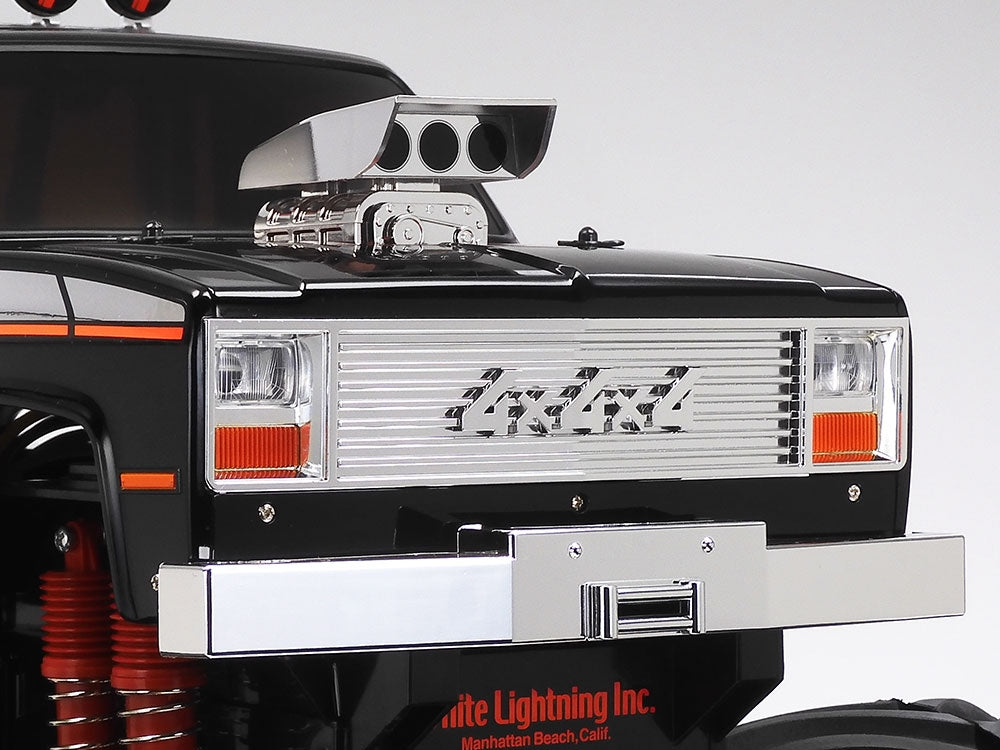 (Used Demo) TAMIYA - 47432 SUPER CLOD BUSTER RTR 4x4x4 Black Edition - 1/10 4WD OFF ROAD TRUCK - Just add Charger