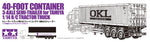 TAMIYA 56377 - (SUPPLIER ORDER ONLY) TRACKOR TRUCK TRAILER 40ft Container KIT 3A (DETACHABLE)
