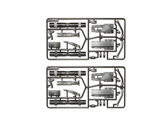 Tamiya - Carbon Reinforced Matt Axle For Semi Trailer - 56525 TAMIYA TRUCKS/TANKS