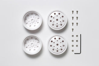 Tamiya - R Wheel Sets (22Mm/Whi) - 56542 TAMIYA TRUCKS/TANKS