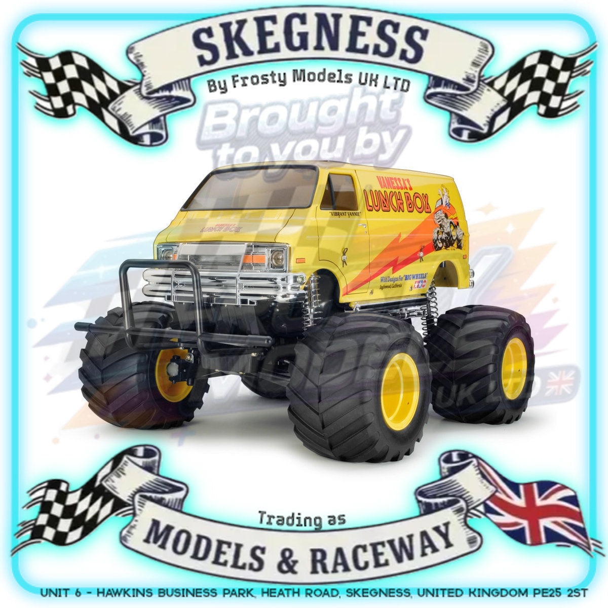 Tamiya - 1/10 RC Truck Kit Lunch Box 2005 - 58347 (ESC & Motor Included - Requires Radio, Servo, Battery, Charger, PS Spray & Assembly)