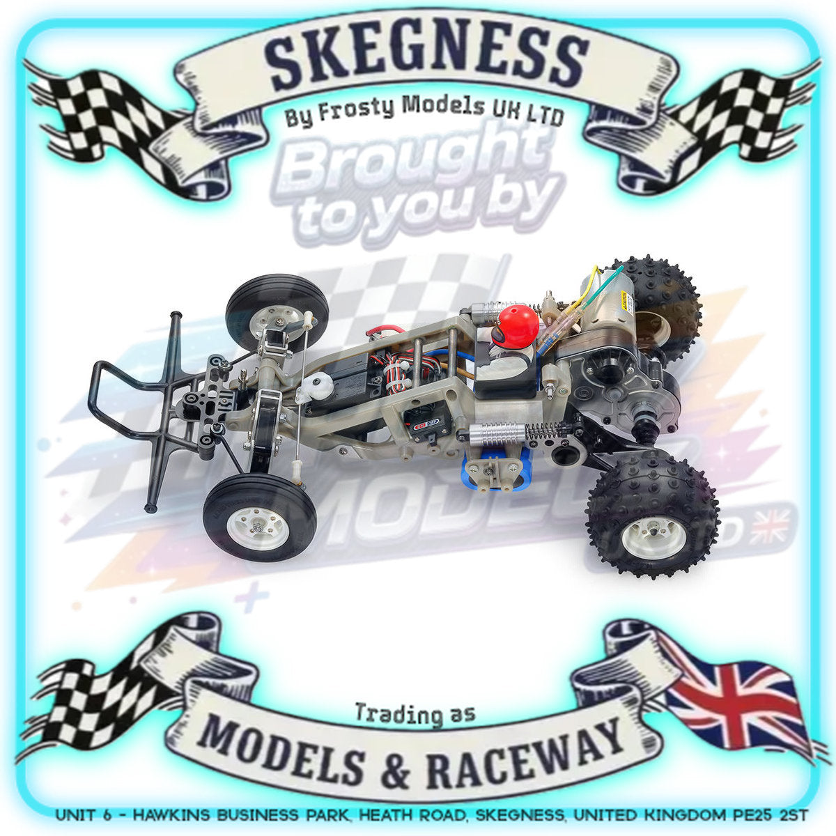 Tamiya - 1/10 RC Buggy Kit The Frog Ltd - 58354 (ESC & Motor Included - Requires Radio, Servo, Battery, Charger, PS Spray & Assembly)