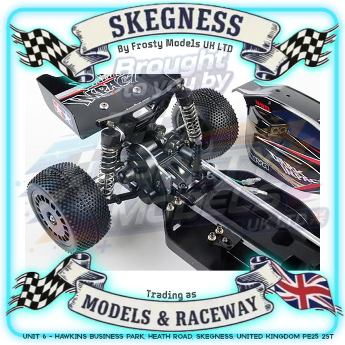 Tamiya - 1/10 RC Buggy Kit Dark Impact 4WD DF-03 - 58370 (ESC & Motor Included - Requires Radio, Servo, Battery, Charger, PS Spray & Assembly)