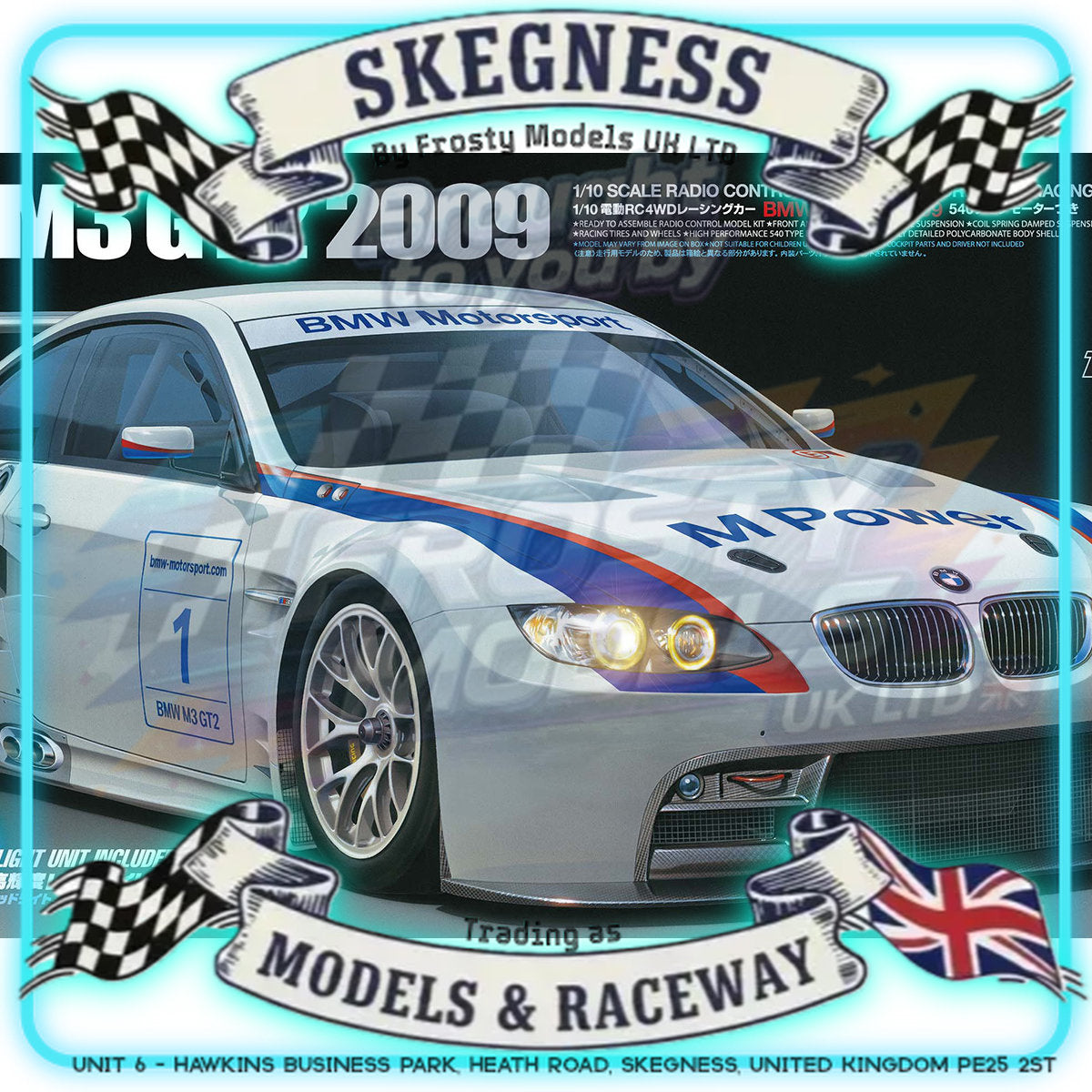 Tamiya - 1/10 RC Car Kit BMW M3 GT2 2009 (TT-01E) - 58449 TAMIYA R/C KITS