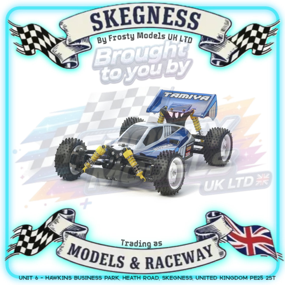 Tamiya - 1/10 RC Buggy Kit Neo Scorcher (TT-02B) - 58568 (ESC & Motor Included - Requires Radio, Servo, Battery, Charger, PS Spray & Assembly)
