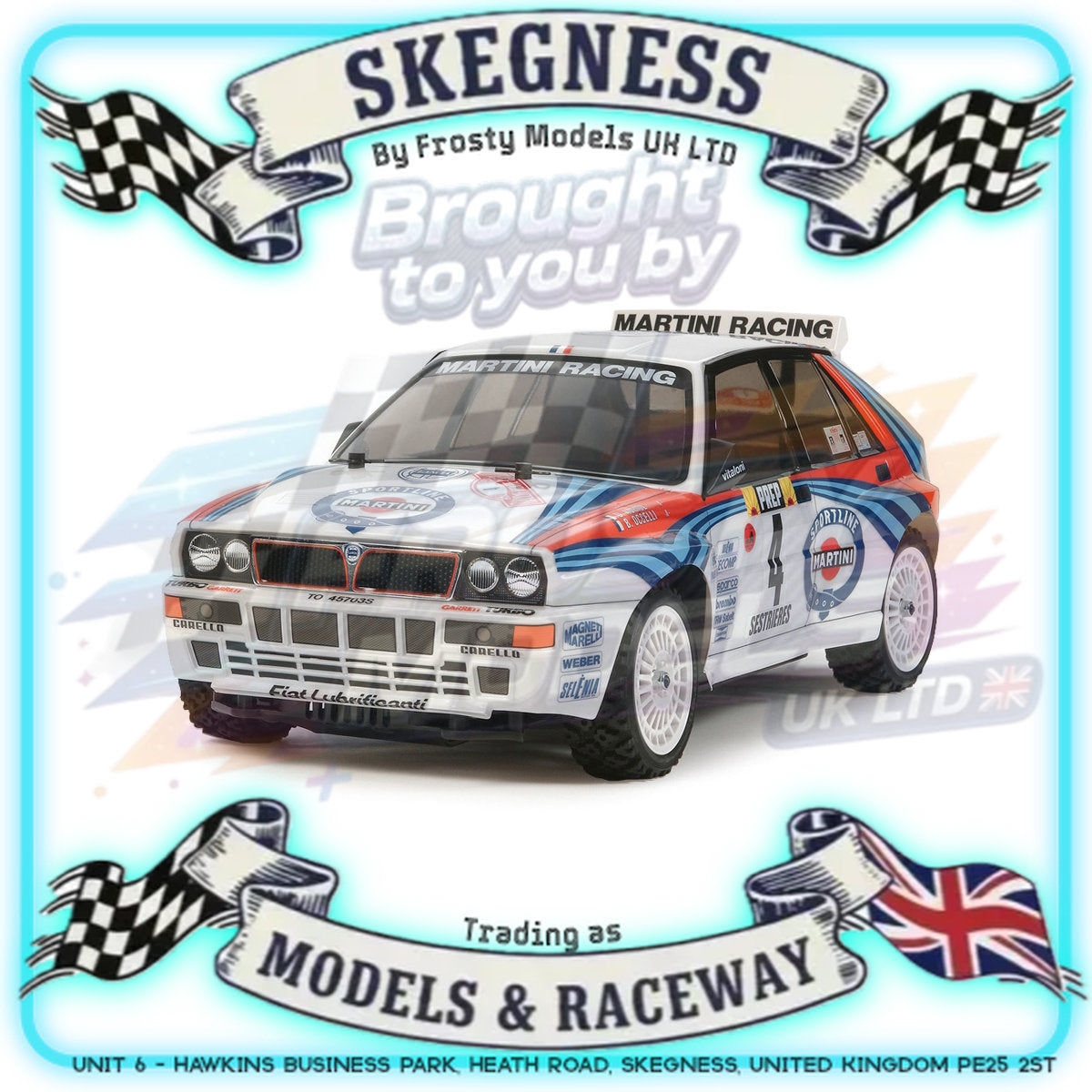 Tamiya - 1/10 RC Car Kit Rally Lancia Delta Integrale (XV-01) - 58569 TAMIYA R/C KITS