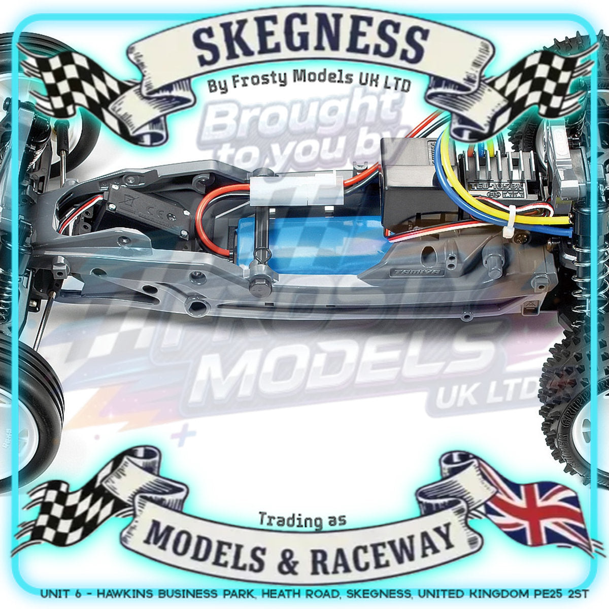 Tamiya - 1/10 RC Buggy Kit Neo Fighter Buggy (DT-03) - 58587 (ESC & Motor Included - Requires Radio, Servo, Battery, Charger, PS Spray & Assembly)