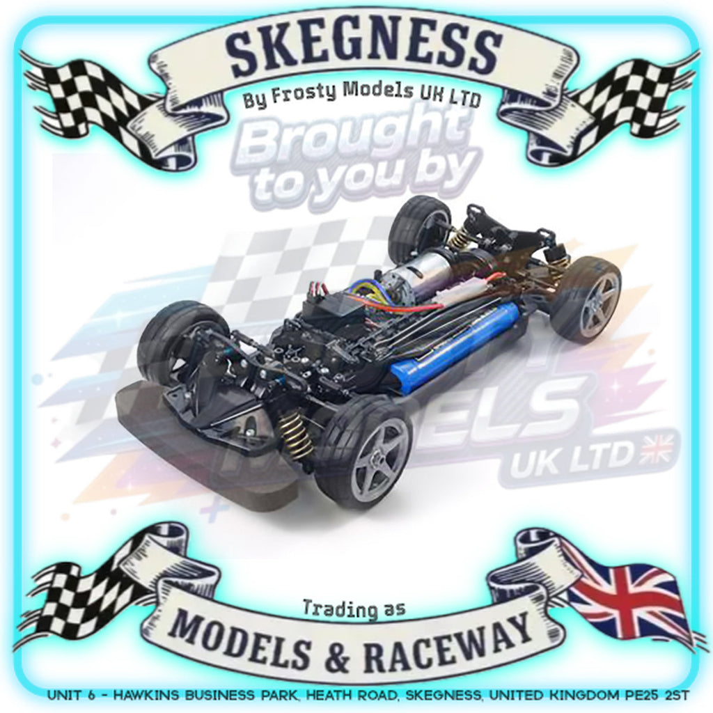 Tamiya - 1/10 RC Car Kit TT-02 Type-S Chassis - 58600 (ESC & Motor Included - Requires Radio, Servo, Battery, Charger, PS Spray & Assembly)