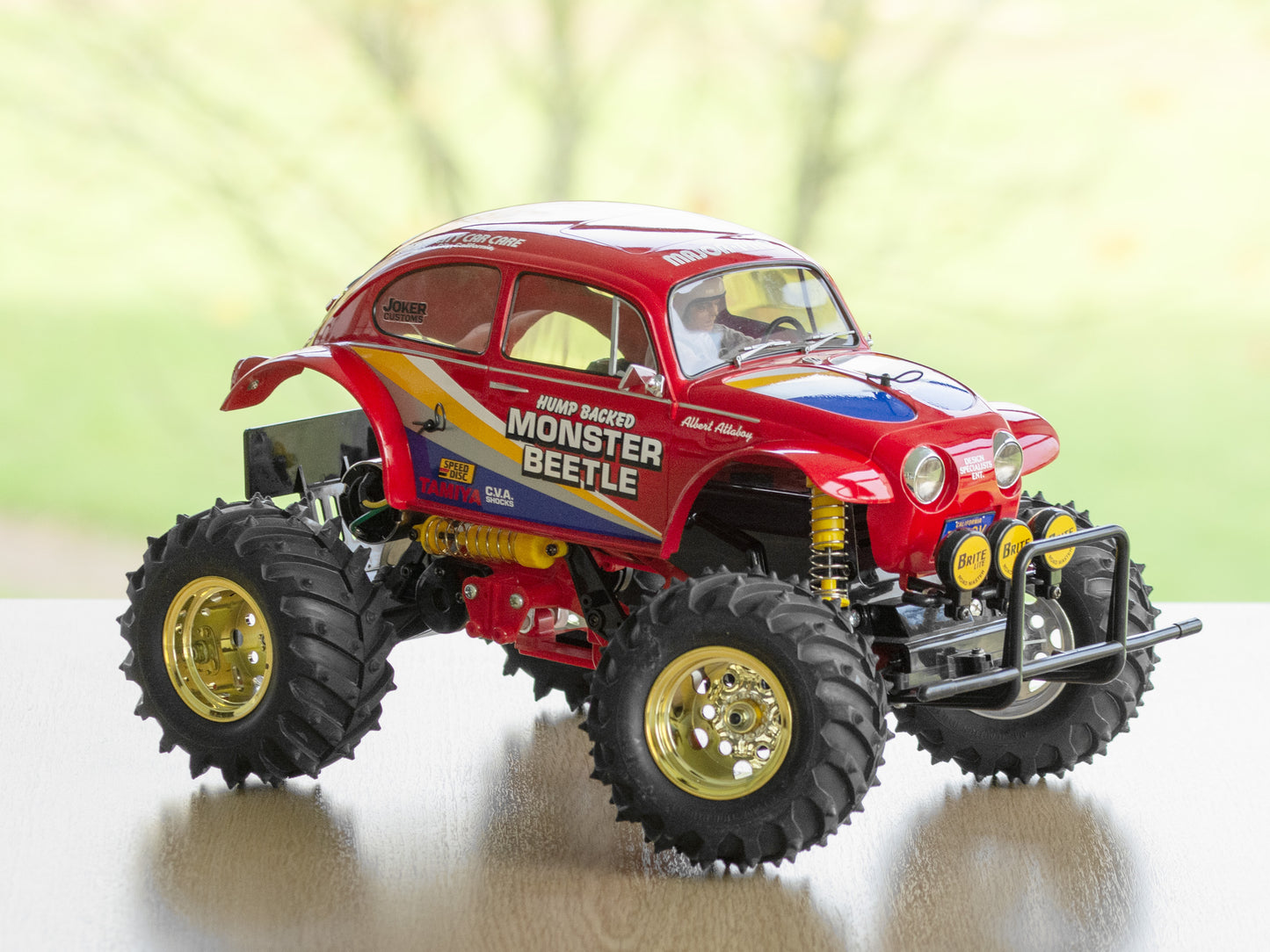 Tamiya 58618 - (Back Order Due JULY 2025) RC Monster Beetle 2015 Kit 1/10 Monster Truck - (ESC & MOTOR only)