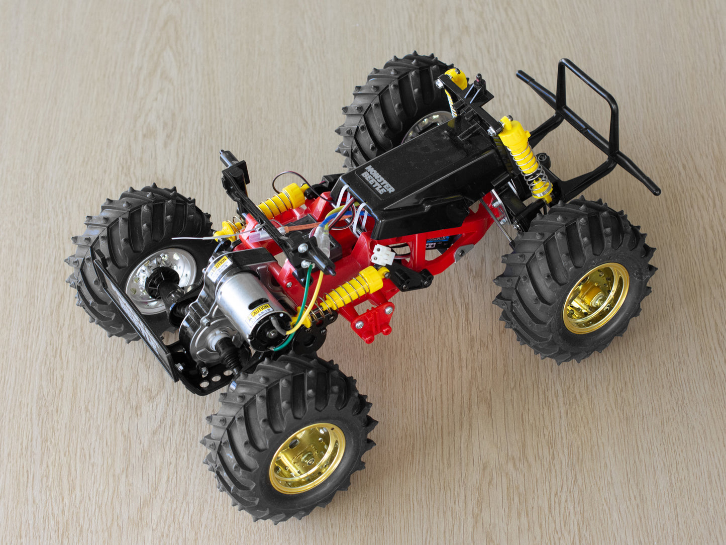 Tamiya 58618 - (Back Order Due JULY 2025) RC Monster Beetle 2015 Kit 1/10 Monster Truck - (ESC & MOTOR only)