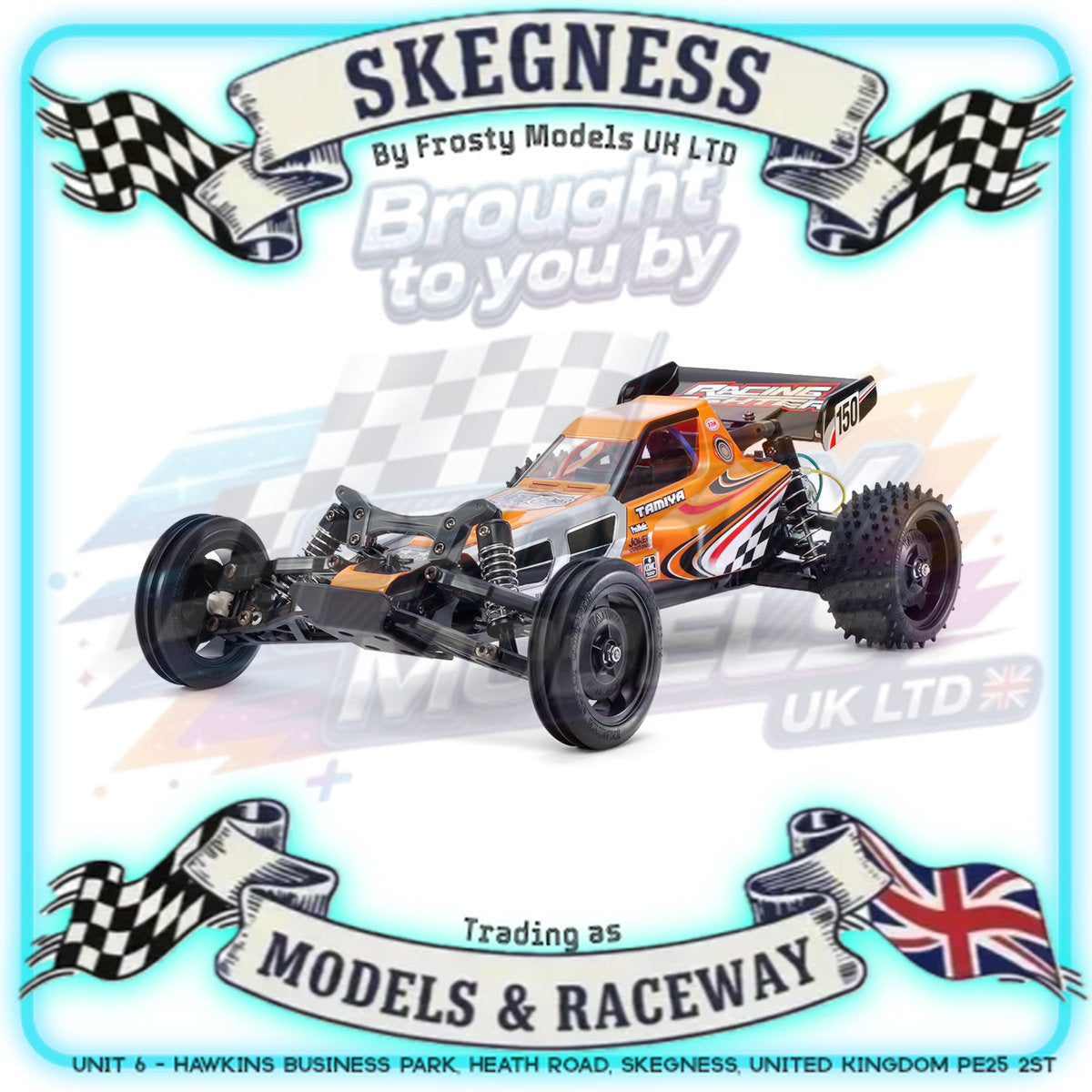Tamiya - 1/10 RC Buggy Kit Racing Fighter DT-03 - 58628 (ESC & Motor Included - Requires Radio, Servo, Battery, Charger, PS Spray & Assembly)