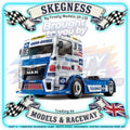 Tamiya - 1/14 RC Euro Truck Kit Team Hahn Racing MAN TGS (TT-01E) - 58632 (ESC & Motor Included - Requires Radio, Servo, Battery, Charger, PS Spray & Assembly)