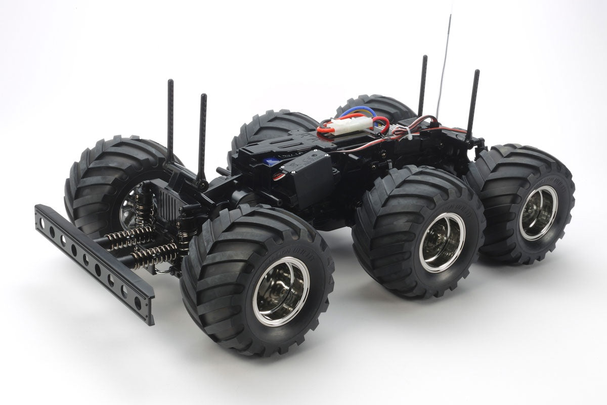 (Used Demo) TAMIYA 58646 - RC Truck 1/18 KONGHEAD 6X6 - (G6-01) With Radio, Hobbywing 1080 ESC, Core 21Motor and 2x Digi High Torque Steering Servos (4 wheel steer capable)