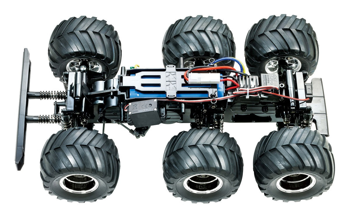 (Used Demo) TAMIYA 58646 - RC Truck 1/18 KONGHEAD 6X6 - (G6-01) With Radio, Hobbywing 1080 ESC, Core 21Motor and 2x Digi High Torque Steering Servos (4 wheel steer capable)