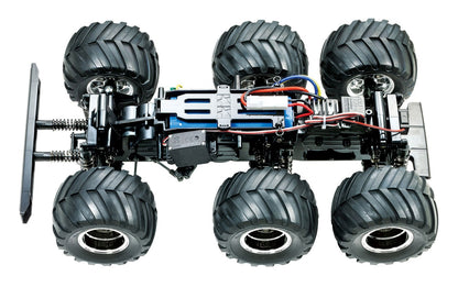 (Used Demo) TAMIYA 58646 - RC Truck 1/18 KONGHEAD 6X6 - (G6-01) With Radio, Hobbywing 1080 ESC, Core 21Motor and 2x Digi High Torque Steering Servos (4 wheel steer capable)