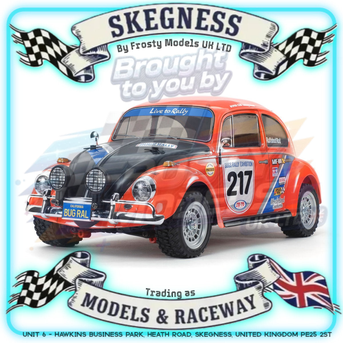 Tamiya - 1/10 RC Car M-Chassis Kit VW Beetle Rally (MF-01X) - 58650 (ESC & Motor Included - Requires Radio, Servo, Battery, Charger, PS Spray & Assembly)