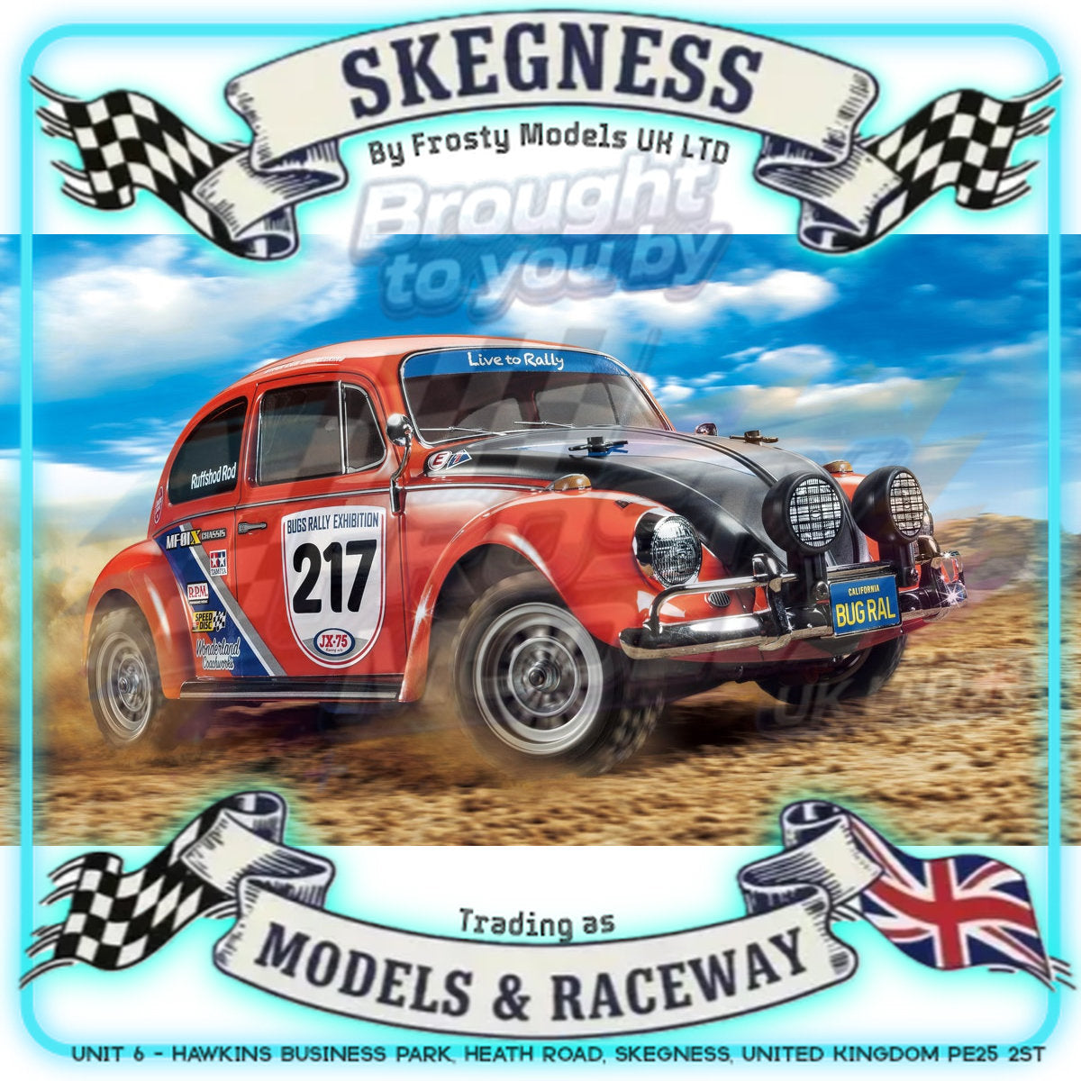 Tamiya - 1/10 RC Car M-Chassis Kit VW Beetle Rally (MF-01X) - 58650 (ESC & Motor Included - Requires Radio, Servo, Battery, Charger, PS Spray & Assembly)