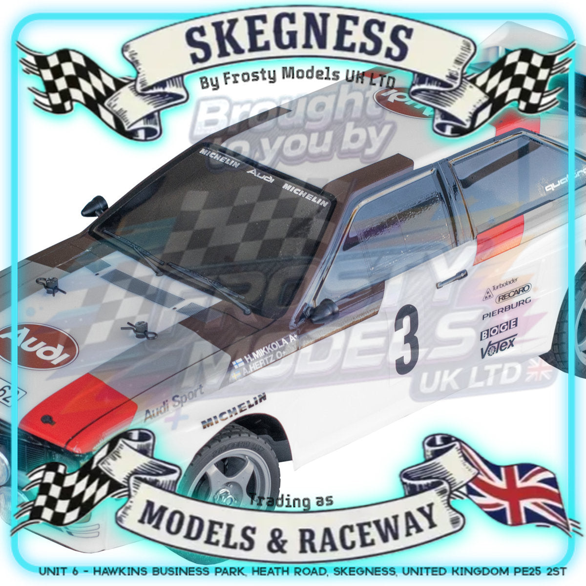 Tamiya - 1/10 RC Car Kit Audi Quattro Rally A2 (TT-02) - 58667 TAMIYA R/C KITS