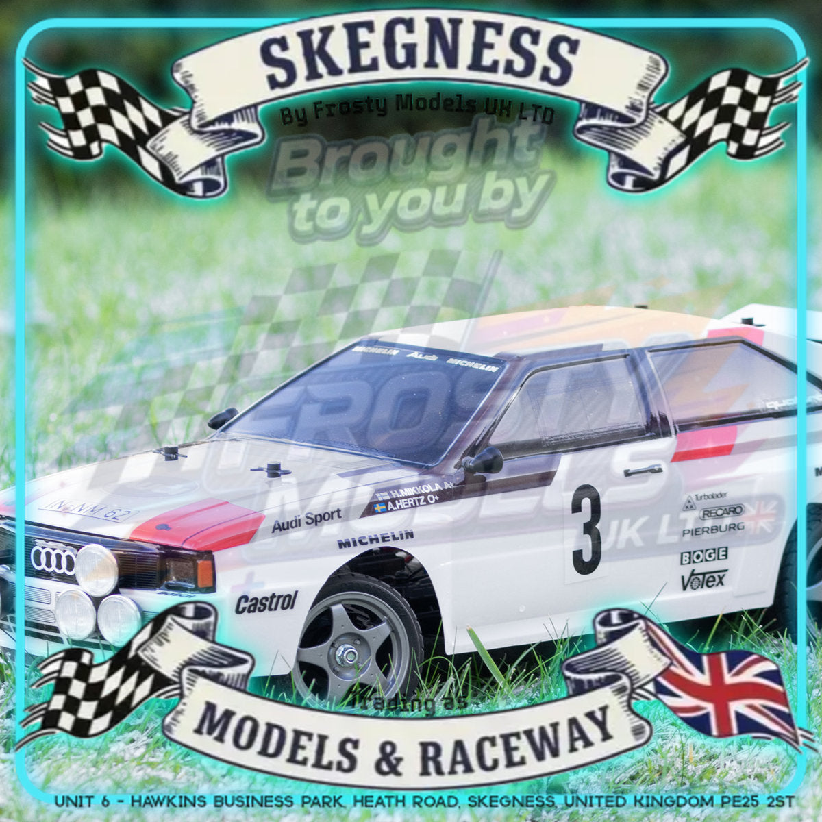 Tamiya - 1/10 RC Car Kit Audi Quattro Rally A2 (TT-02) - 58667 TAMIYA R/C KITS