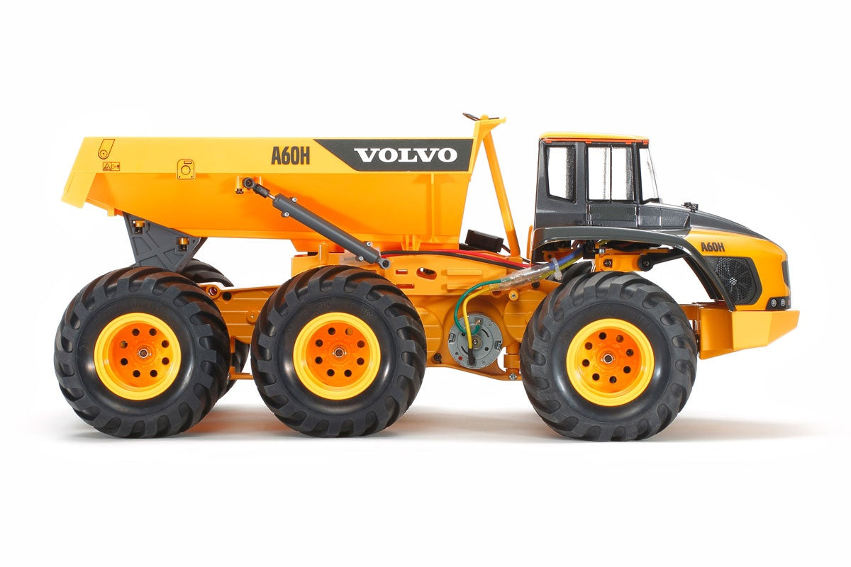 TAMIYA 58676 - (Back Ordered) RC 1/24 VOLVO A60H HAULER - (G6-01 Chassis Kit) - 486mm long! (Motor & ESC included)
