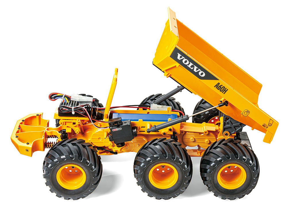TAMIYA 58676 - (Back Ordered) RC 1/24 VOLVO A60H HAULER - (G6-01 Chassis Kit) - 486mm long! (Motor & ESC included)