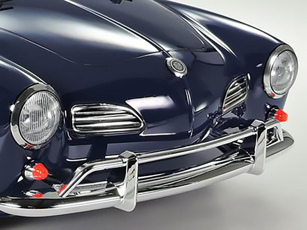 Tamiya - 1/10 RC Car M-Chassis Kit Volkswagen Karmann Ghia (M-06) - 58677 (ESC & Motor Included - Requires Radio, Servo, Battery, Charger, PS Spray & Assembly)