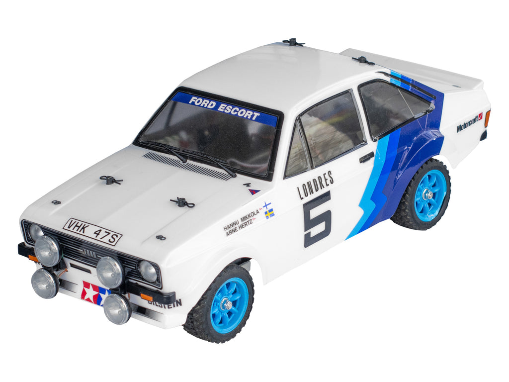 TAMIYA 58687 - Ford Escort Mk II Rally MF01X RC 4WD Car Kit - (Inc's ESC & Motor) (PRE-PAINTED WHITE)