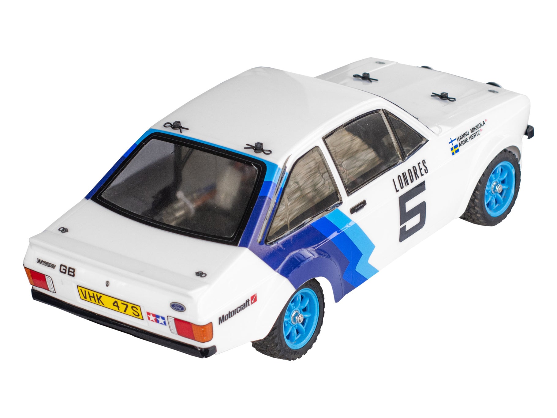 TAMIYA 58687 - Ford Escort Mk II Rally MF01X RC 4WD Car Kit - (Inc's ESC & Motor) (PRE-PAINTED WHITE)