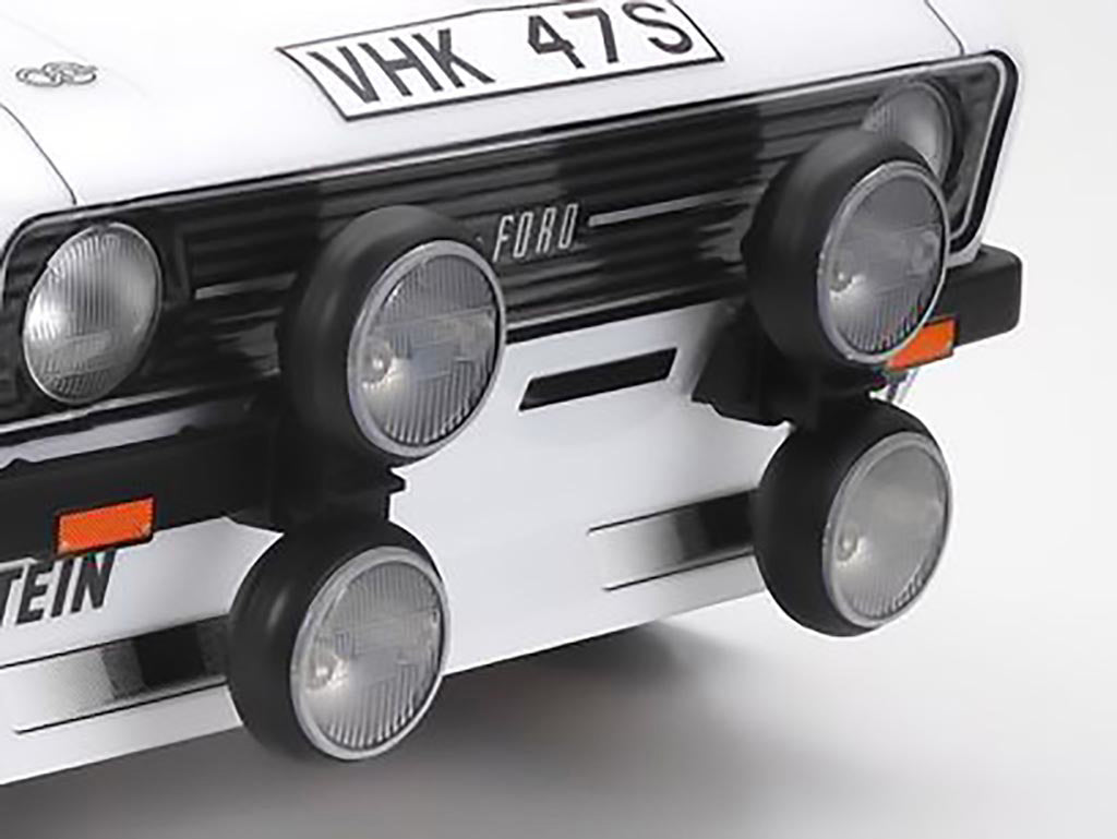 TAMIYA 58687 - Ford Escort Mk II Rally MF01X RC 4WD Car Kit - (Inc's ESC & Motor) (PRE-PAINTED WHITE)
