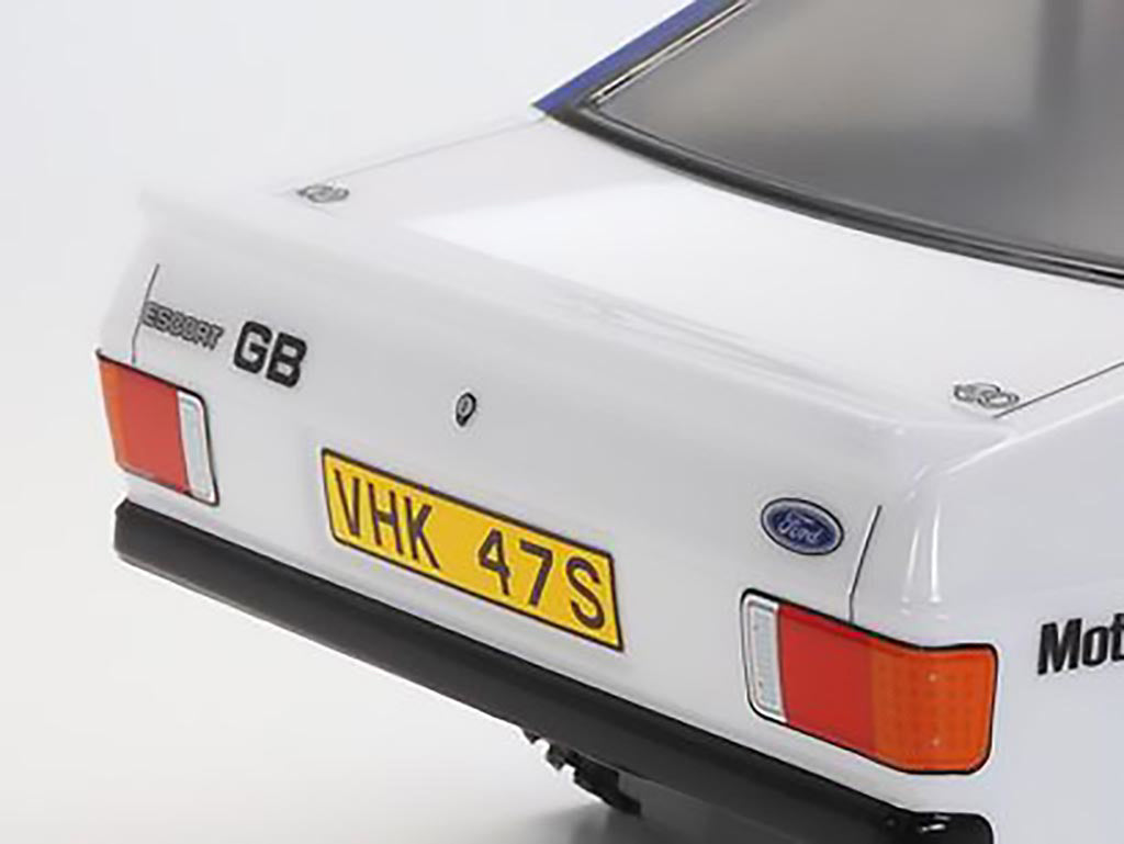 TAMIYA 58687 - Ford Escort Mk II Rally MF01X RC 4WD Car Kit - (Inc's ESC & Motor) (PRE-PAINTED WHITE)