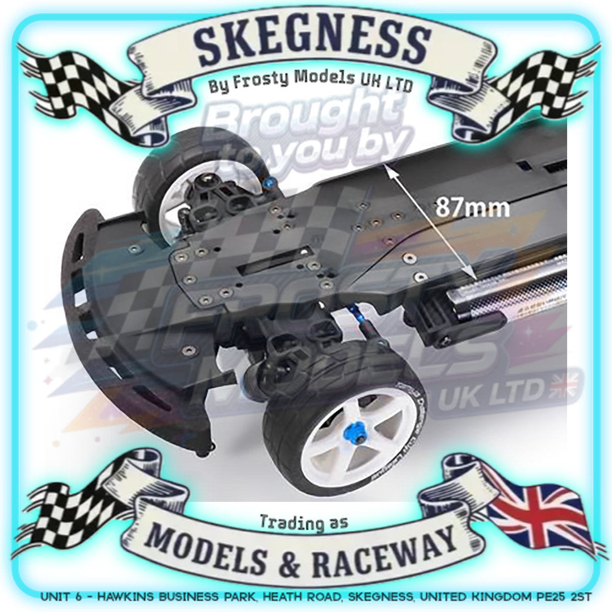 Tamiya - 1/10 RC Car Kit TA08 Pro Chassis Rolling - 58693 TAMIYA R/C KITS (No Electrics, no Body)