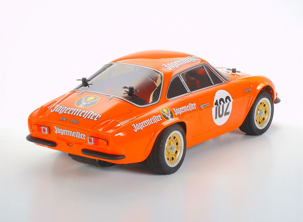 TAMIYA 58708 - RC 1/10 Alpine A110 Jägermeister 1973 (M06) RWD M-CHASSIS CAR (ESC & MOTOR INCLUDED - Requires, Radio/Servo Set, Battery & Charger)