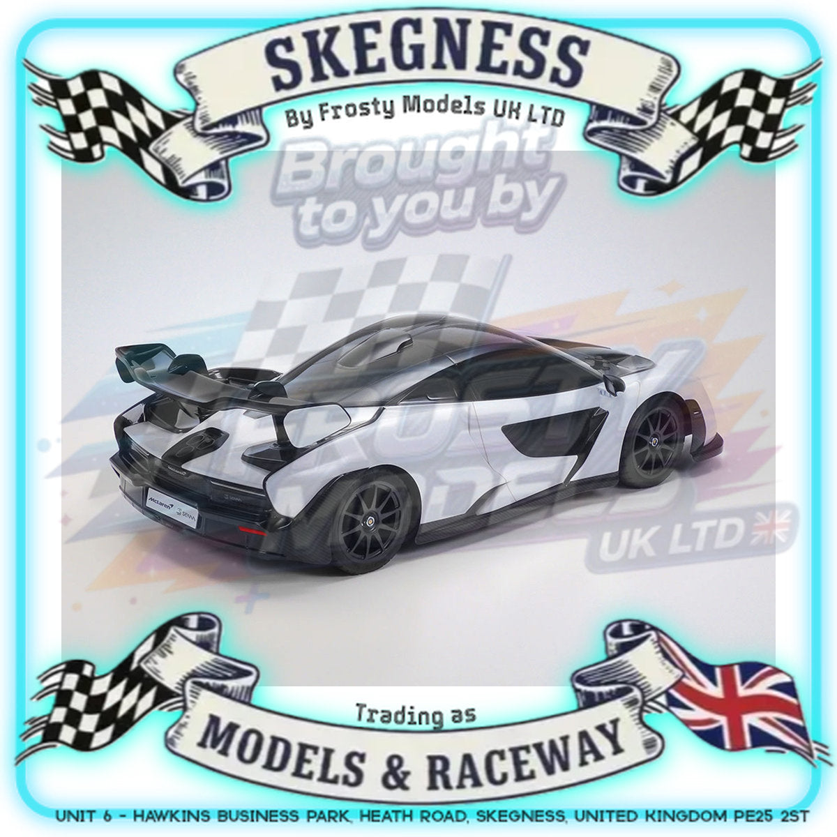 Tamiya - 1/10 RC Car Kit McLaren Senna TT-02 - 58711 (ESC & Motor Included - Requires Radio, Servo, Battery, Charger, PS Spray & Assembly)