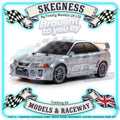 Tamiya - 1/10 RC Car Kit Mitsubishi Lancer Evolution V (TT-02) - 58713 (ESC & Motor Included - Requires Radio, Servo, Battery, Charger, PS Spray & Assembly)
