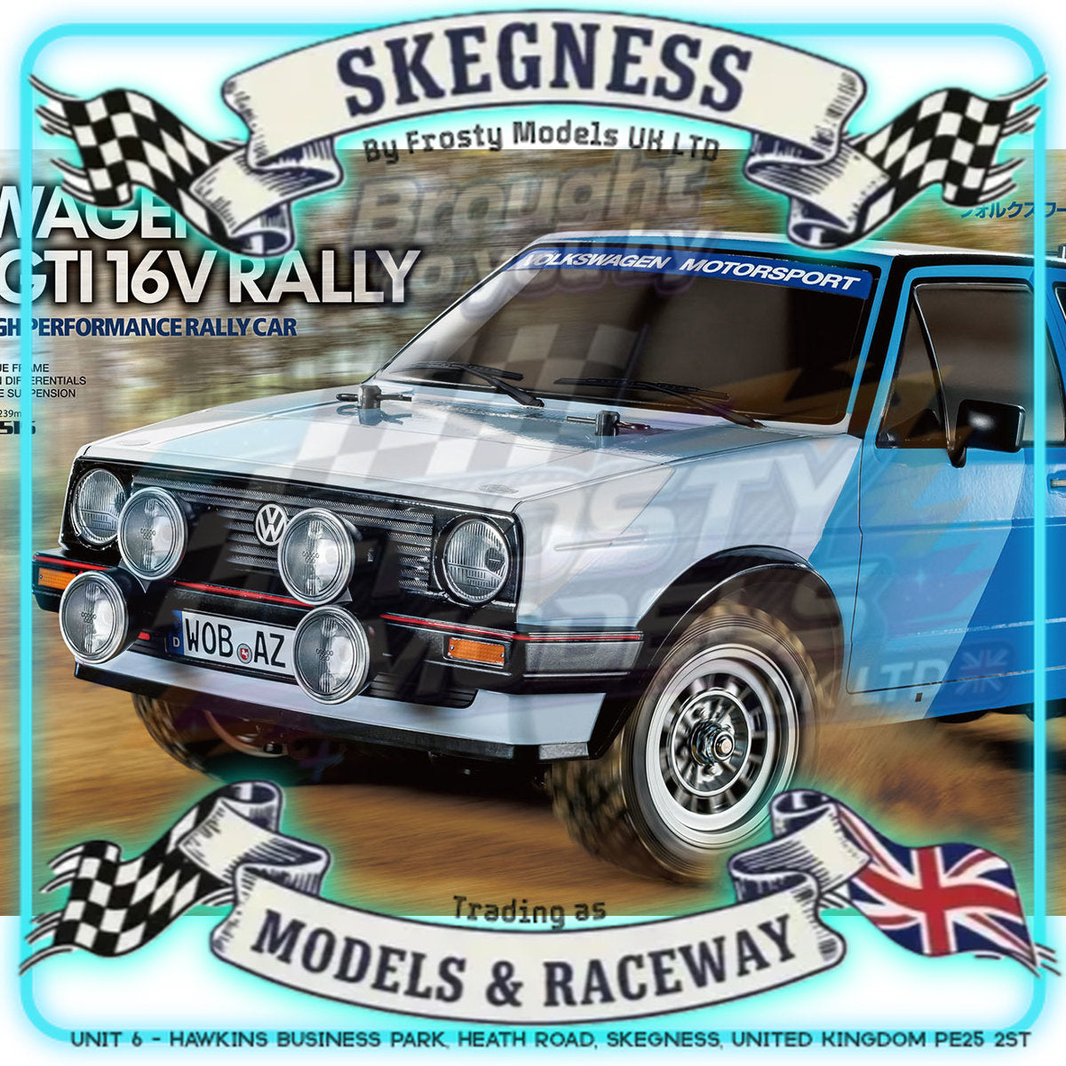 Tamiya - 1/10 RC Car Kit M-Chassis Golf MK2 GTI 16 Rally MF-01X - 58714 TAMIYA R/C KITS