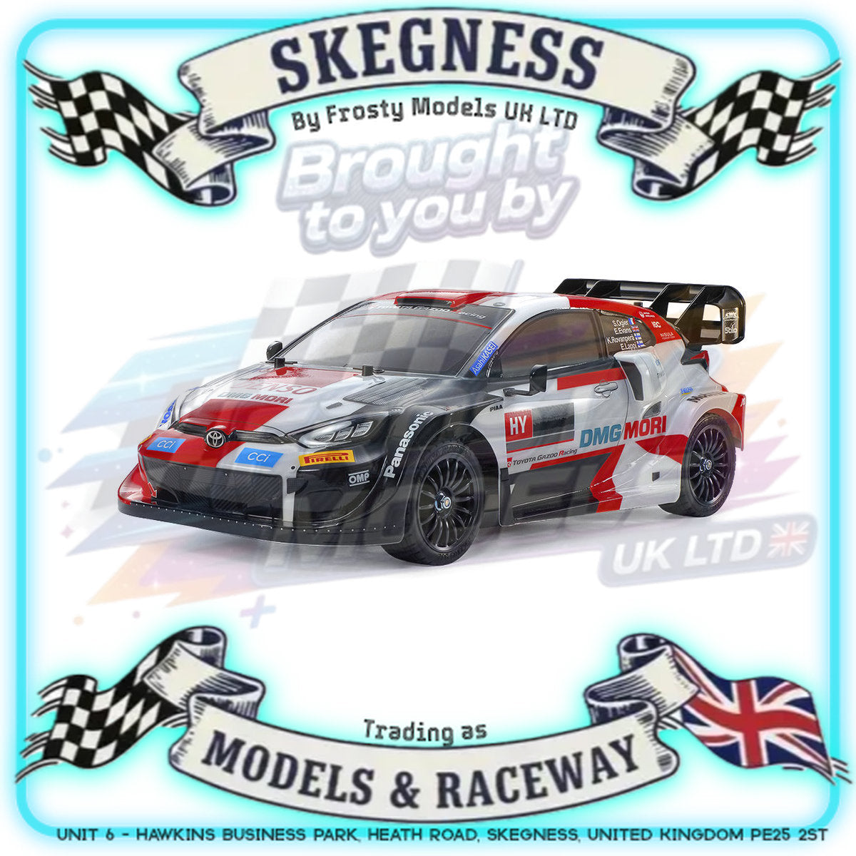 Tamiya - 1/10 RC Car Kit Toyota GR Yaris Rally 1 Hybrid (TT02) - 58716 TAMIYA R/C KITS