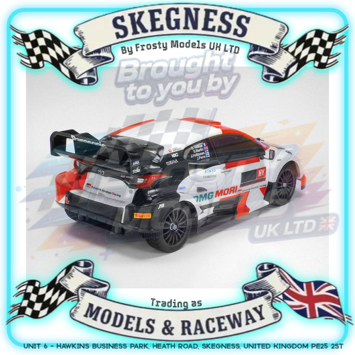 Tamiya - 1/10 RC Car Kit Toyota GR Yaris Rally 1 Hybrid (TT02) - 58716 TAMIYA R/C KITS